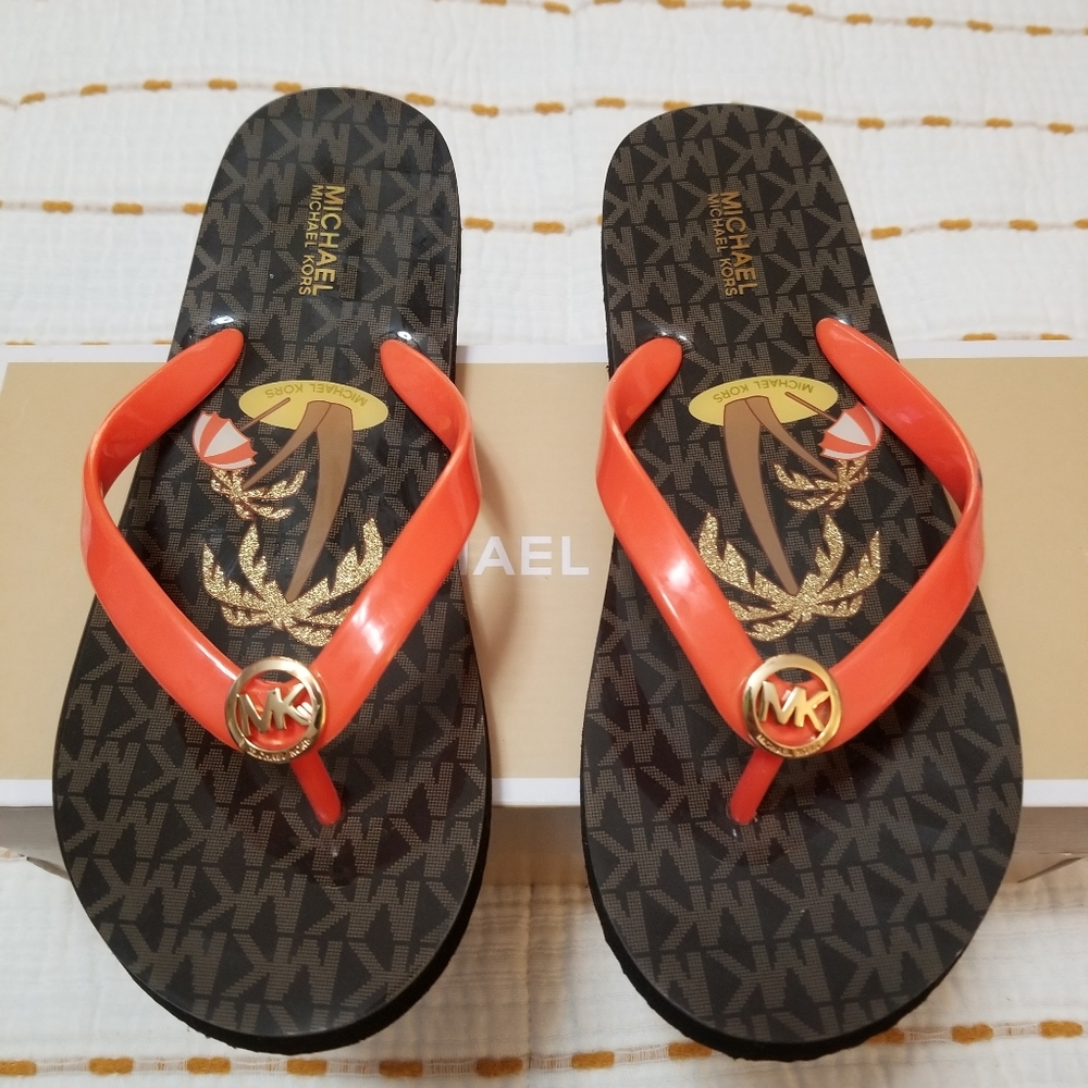 Michael Kors flip flops